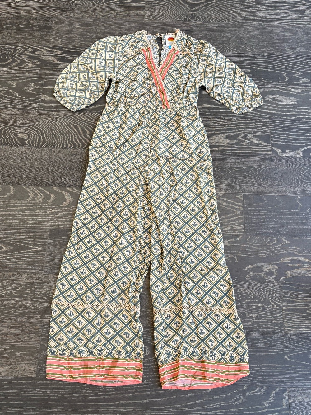 Farm Rio x Anthropologie V-Neck Jumpsuit